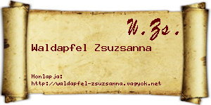 Waldapfel Zsuzsanna névjegykártya